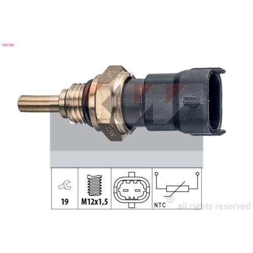 KW Sensor, K&uuml;hlmitteltemperatur Made in Italy - OE Equivalent 530 386