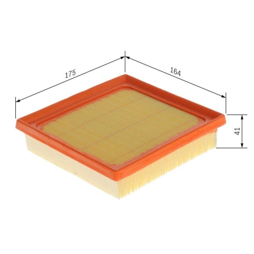 BOSCH Luftfilter F 026 400 696