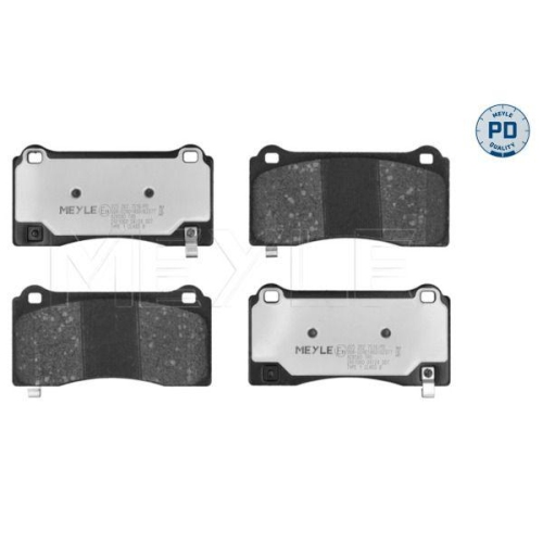 MEYLE Bremsbelagsatz, Scheibenbremse MEYLE-PD: Advanced performance and design. 025 262 7516/PD