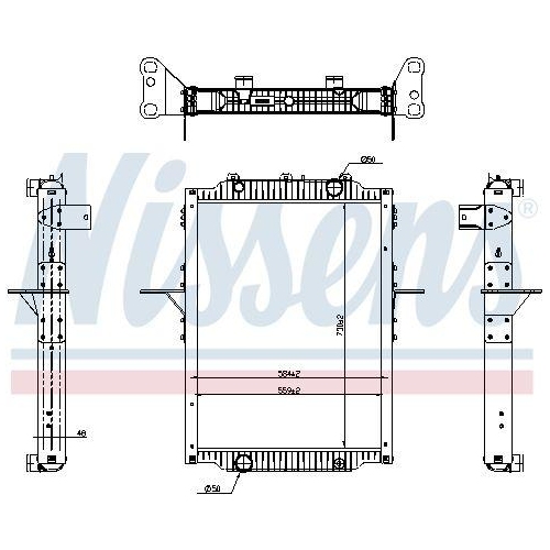 NISSENS K&uuml;hler, Motork&uuml;hlung 637879