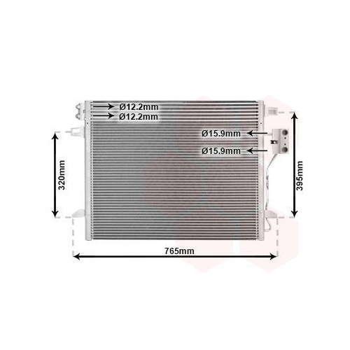 VAN WEZEL Kondensator, Klimaanlage 07005106