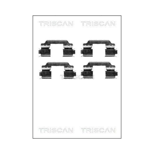 TRISCAN Zubeh&ouml;rsatz, Scheibenbremsbelag 8105 231598
