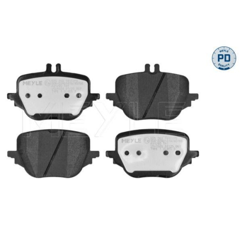 MEYLE Bremsbelagsatz, Scheibenbremse MEYLE-PD: Advanced performance and design. 025 263 7417/PD