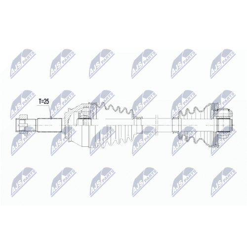 NTY Antriebswelle NPW-FT-023