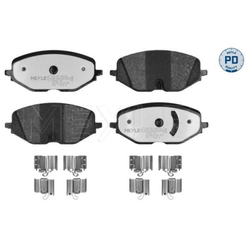 MEYLE Bremsbelagsatz, Scheibenbremse MEYLE-PD: Advanced performance and design. 025 261 6920/PD