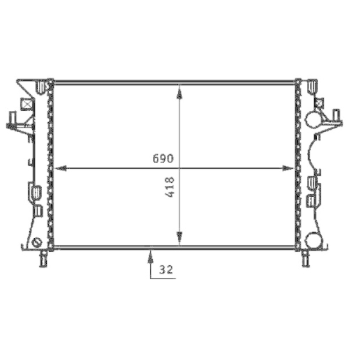 MAHLE K&uuml;hler, Motork&uuml;hlung BEHR CR 461 000S
