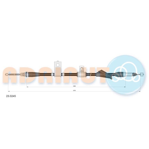 ADRIAUTO Seilzug, Feststellbremse 23.0245