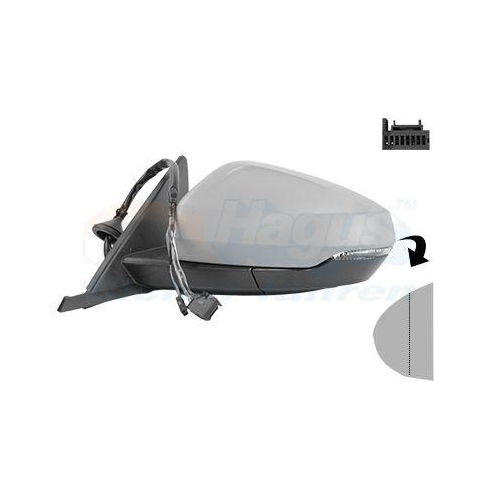 VAN WEZEL Au&szlig;enspiegel * HAGUS * 0366817