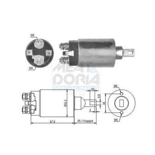 MEAT & DORIA Magnetschalter, Starter 46143