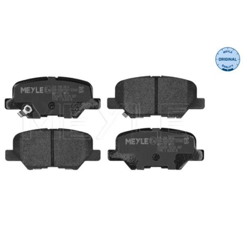 MEYLE Bremsbelagsatz, Scheibenbremse MEYLE-ORIGINAL: True to OE. 025 256 8814