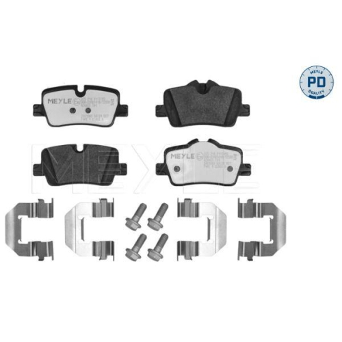 MEYLE Bremsbelagsatz, Scheibenbremse MEYLE-PD: Advanced performance and design. 025 214 2117/PD