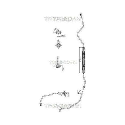 TRISCAN Hydraulikschlauch, Lenkung