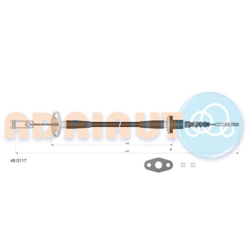 ADRIAUTO Seilzug, Kupplungsbet&auml;tigung 48.0117