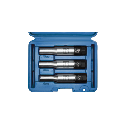 Gl&uuml;hkerzensteckschl&uuml;sselsatz, 3-teilig mit Drehmomentbegrenzer SW Stahl 03110L