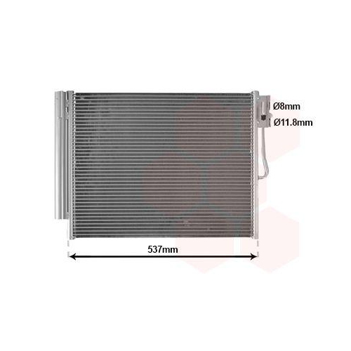 VAN WEZEL Kondensator, Klimaanlage 37015706