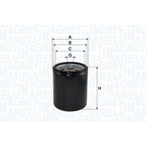 MAGNETI MARELLI Kraftstofffilter 153071762561