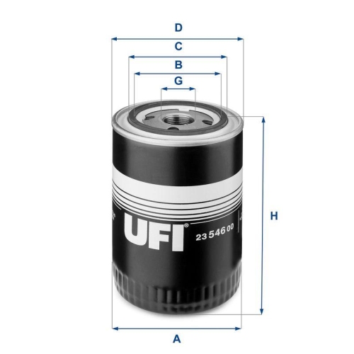 UFI &Ouml;lfilter 23.546.00