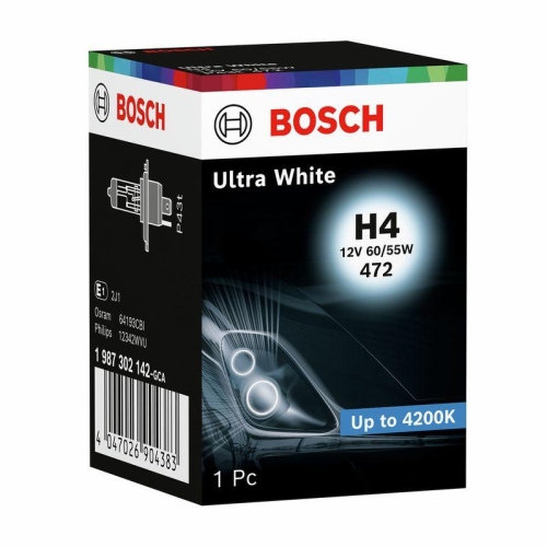 BOSCH Gl&uuml;hlampe, Fernscheinwerfer Ultra White WS 1 987 302 142