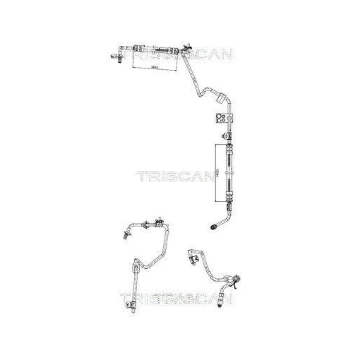 TRISCAN Hydraulikschlauch, Lenkung