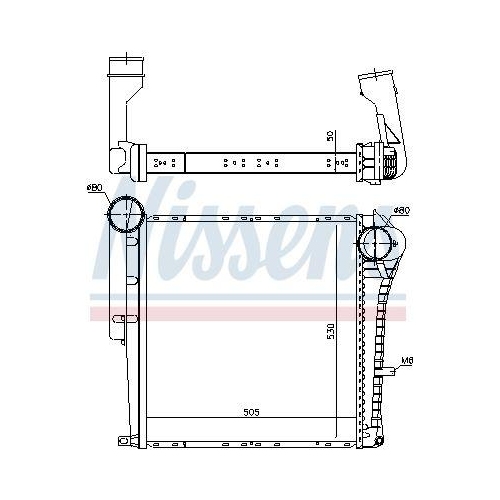 NISSENS Ladeluftk&uuml;hler 961153