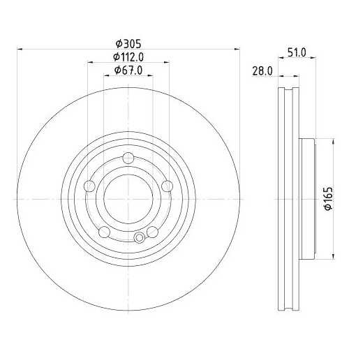 DON Bremsscheibe PCD20552