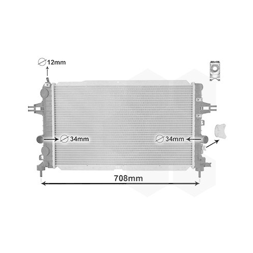 VAN WEZEL K&uuml;hler, Motork&uuml;hlung *** IR PLUS *** 37002490