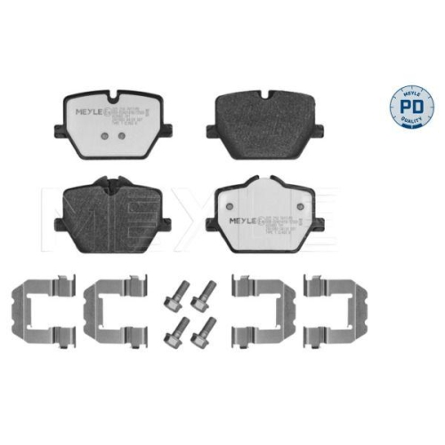 MEYLE Bremsbelagsatz, Scheibenbremse MEYLE-PD: Advanced performance and design. 025 214 7417/PD