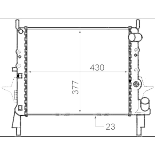 MAHLE K&uuml;hler, Motork&uuml;hlung BEHR CR 490 000S
