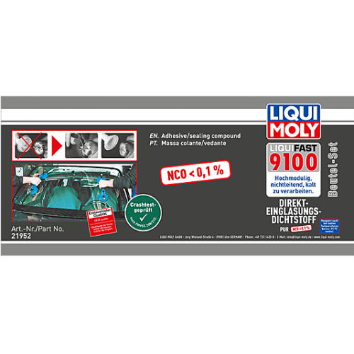 Scheibenkleber Liquifast 9100 (Beutel-Set) Windschutzscheibe Liqui Moly 21952