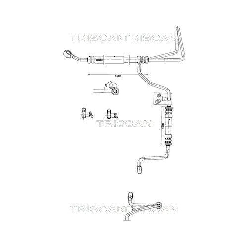 TRISCAN Hydraulikschlauch, Lenkung