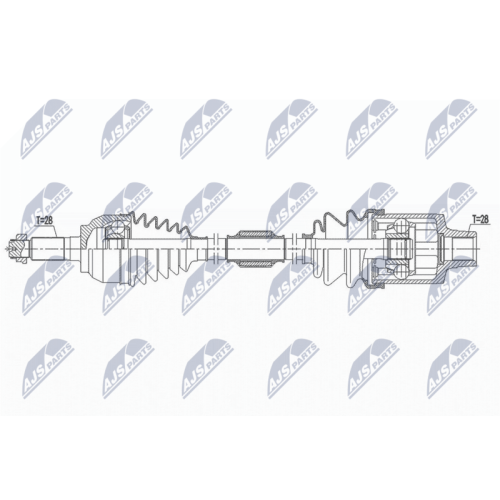 NTY Antriebswelle NPW-MZ-064