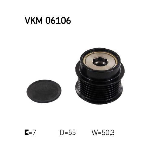 SKF Generatorfreilauf VKM 06106