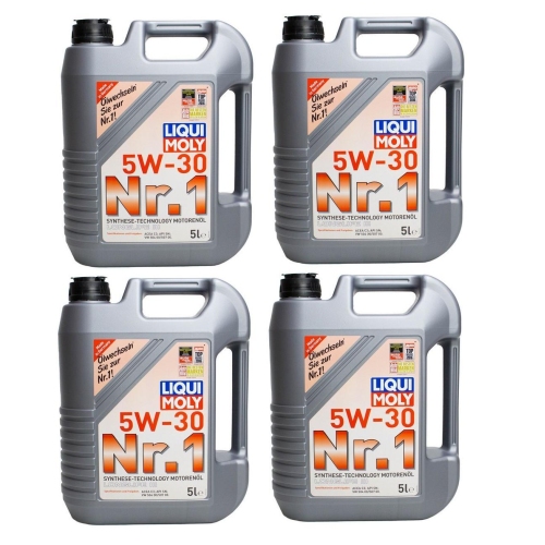 LIQUI MOLY Motor&ouml;l Nr. 1 5W-30 Longlife 3 20616 Motoren&ouml;l Motor &Ouml;l 20 Liter