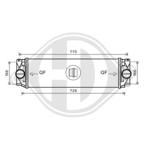 DIEDERICHS Ladeluftkühler DIEDERICHS Climate DCA1013