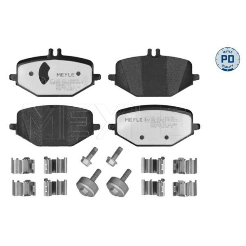 MEYLE Bremsbelagsatz, Scheibenbremse MEYLE-PD: Advanced performance and design. 025 227 2420/PD