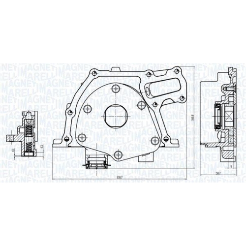 MAGNETI MARELLI &Ouml;lpumpe 351516000157
