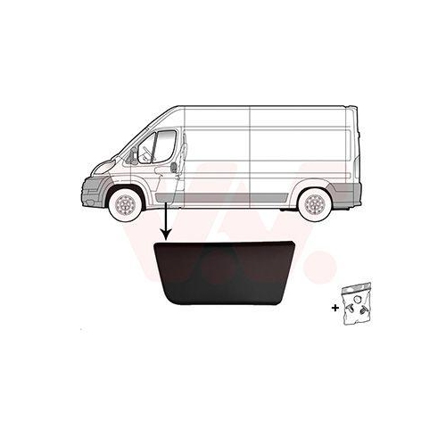 VAN WEZEL Zier-/Schutzleiste, T&uuml;r 1652403