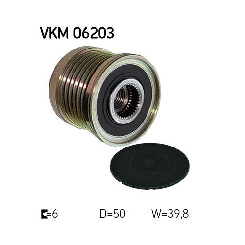 SKF Generatorfreilauf VKM 06203