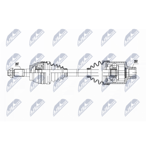 NTY Antriebswelle NPW-MZ-052