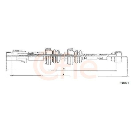 COFLE Tachowelle S31027