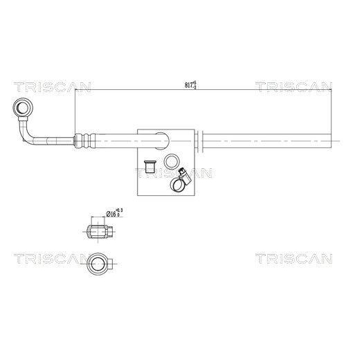 TRISCAN Hydraulikschlauch, Lenkung