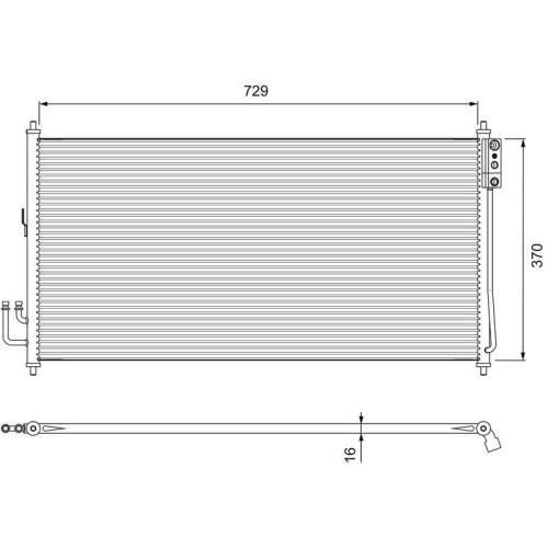 VALEO Kondensator, Klimaanlage 810909