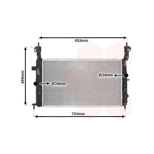 VAN WEZEL K&uuml;hler, Motork&uuml;hlung 37002583