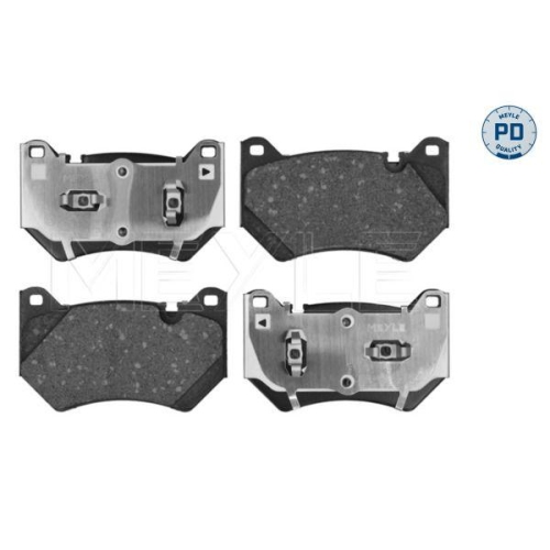 MEYLE Bremsbelagsatz, Scheibenbremse MEYLE-PD: Advanced performance and design. 025 261 9616/PD