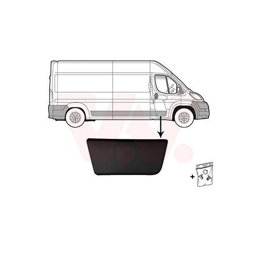 VAN WEZEL Zier-/Schutzleiste, T&uuml;r 1652404