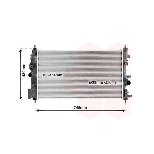 VAN WEZEL K&uuml;hler, Motork&uuml;hlung 37002591