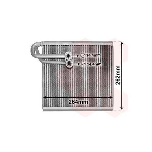 VAN WEZEL Verdampfer, Klimaanlage 8200V371