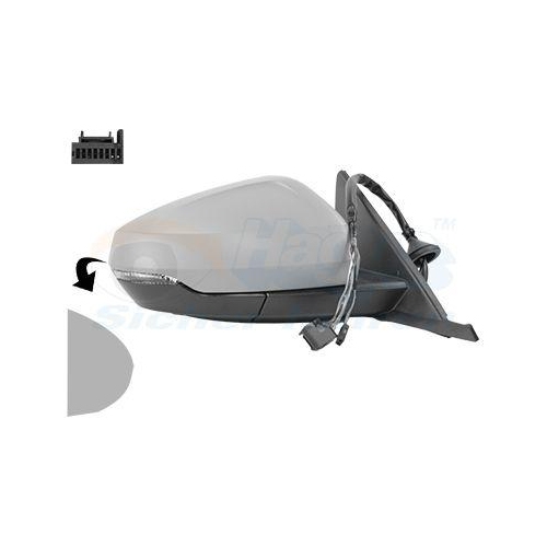 VAN WEZEL Au&szlig;enspiegel * HAGUS * 0366818