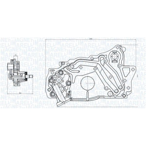 MAGNETI MARELLI &Ouml;lpumpe 351516000129