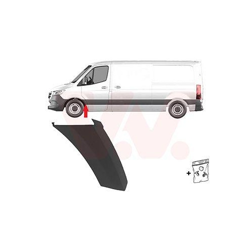 VAN WEZEL Zier-/Schutzleiste, Kotfl&uuml;gel 2973401